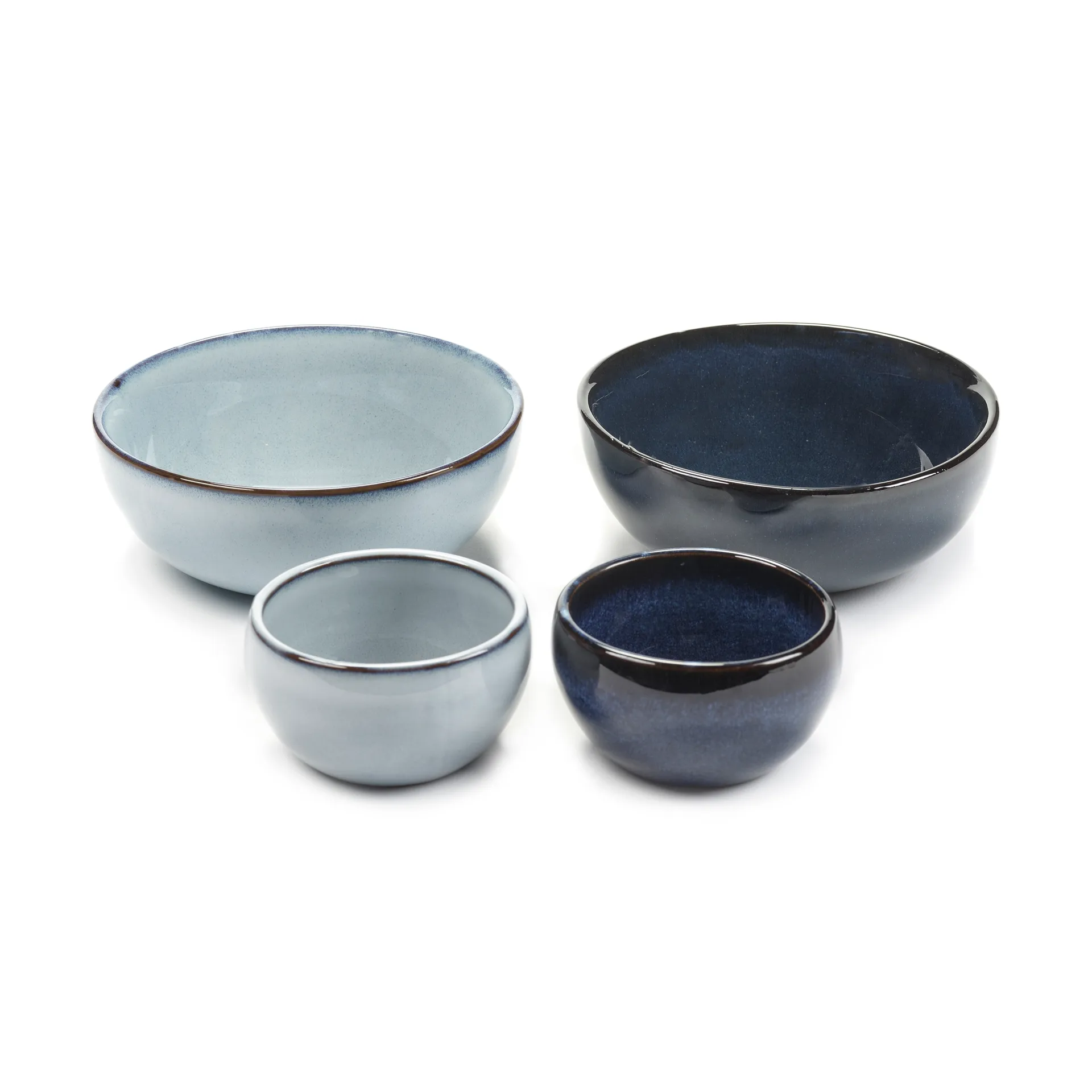 Pure apero ボウル 4個セット, Blue Serax | セラックス