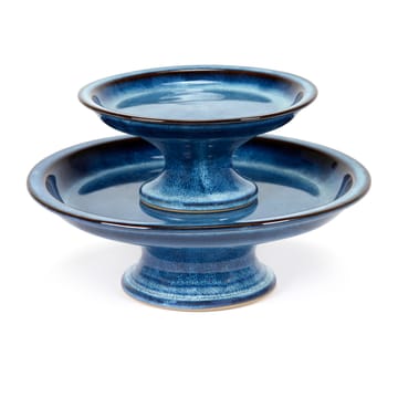 Pure ケーキプレート グレーズ L 23.5 cm - Dark blue - Serax | セラックス