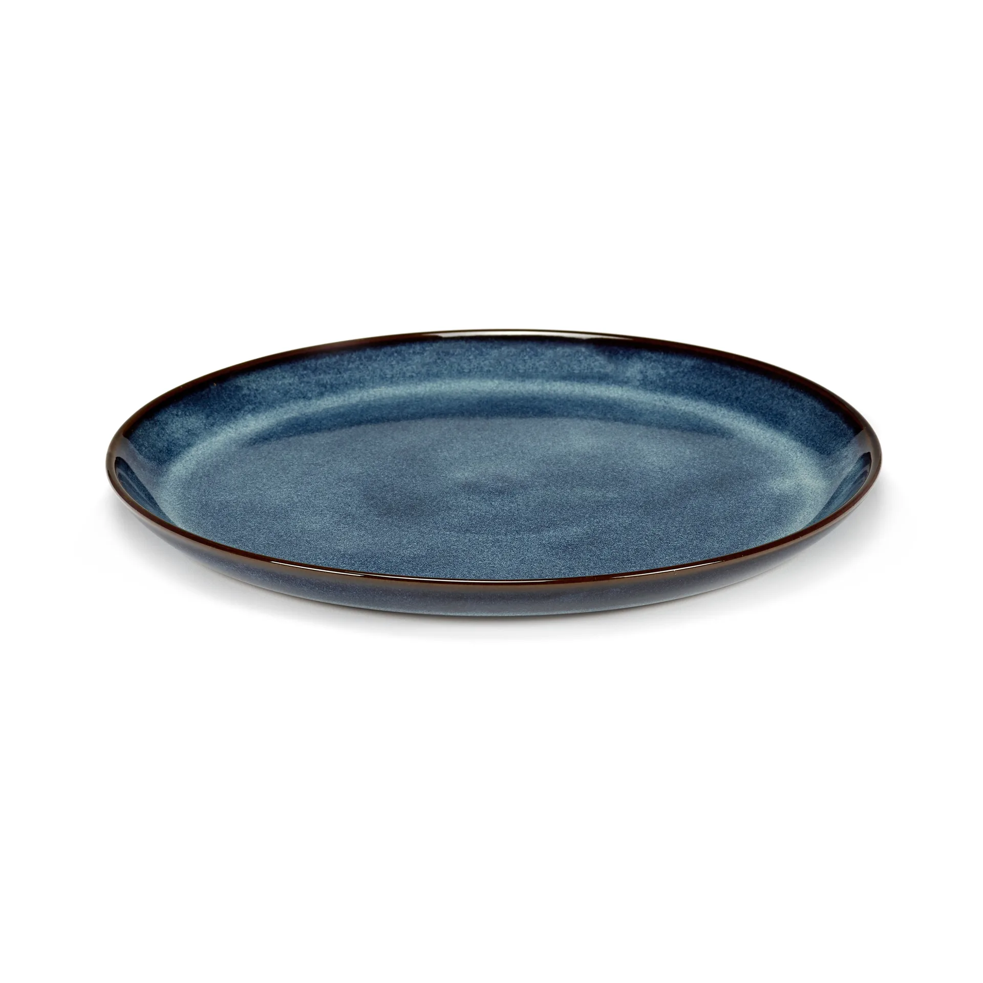 Pure プレート グレーズ M 23.5 cm, Dark blue Serax | セラックス
