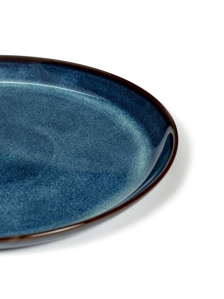 Pure プレート グレーズ M 23.5 cm, Dark blue Serax | セラックス