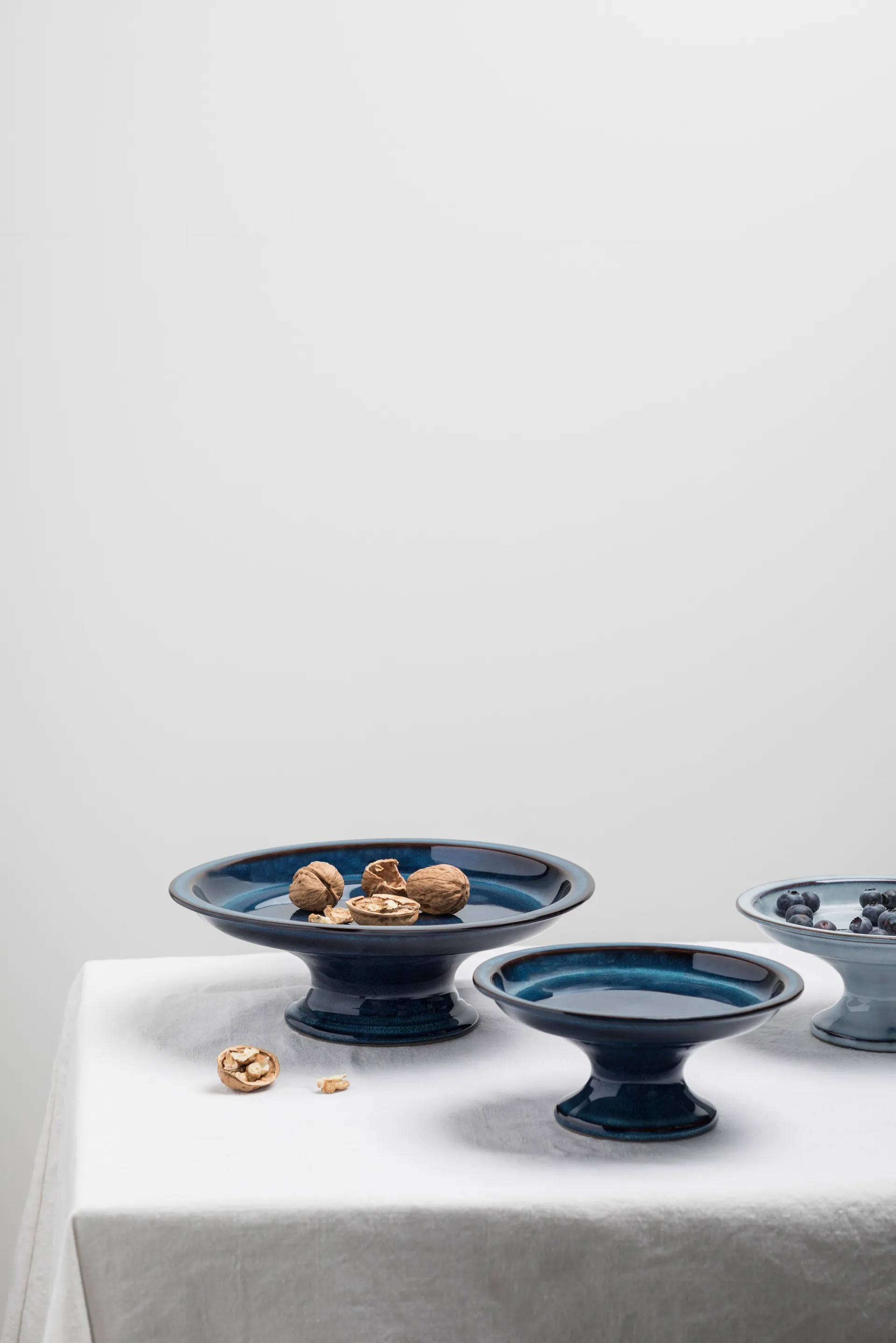 Pure ケーキプレート グレーズ S 16.5 cm, Blue Serax | セラックス