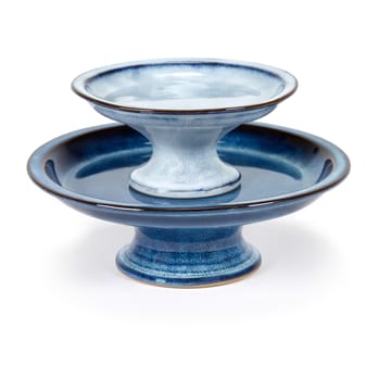 Pure ケーキプレート グレーズ S 16.5 cm - Blue - Serax | セラックス