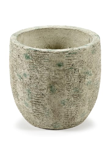 Rustic flower pot ストライプ M 20.5 cm - Grey - Serax | セラックス