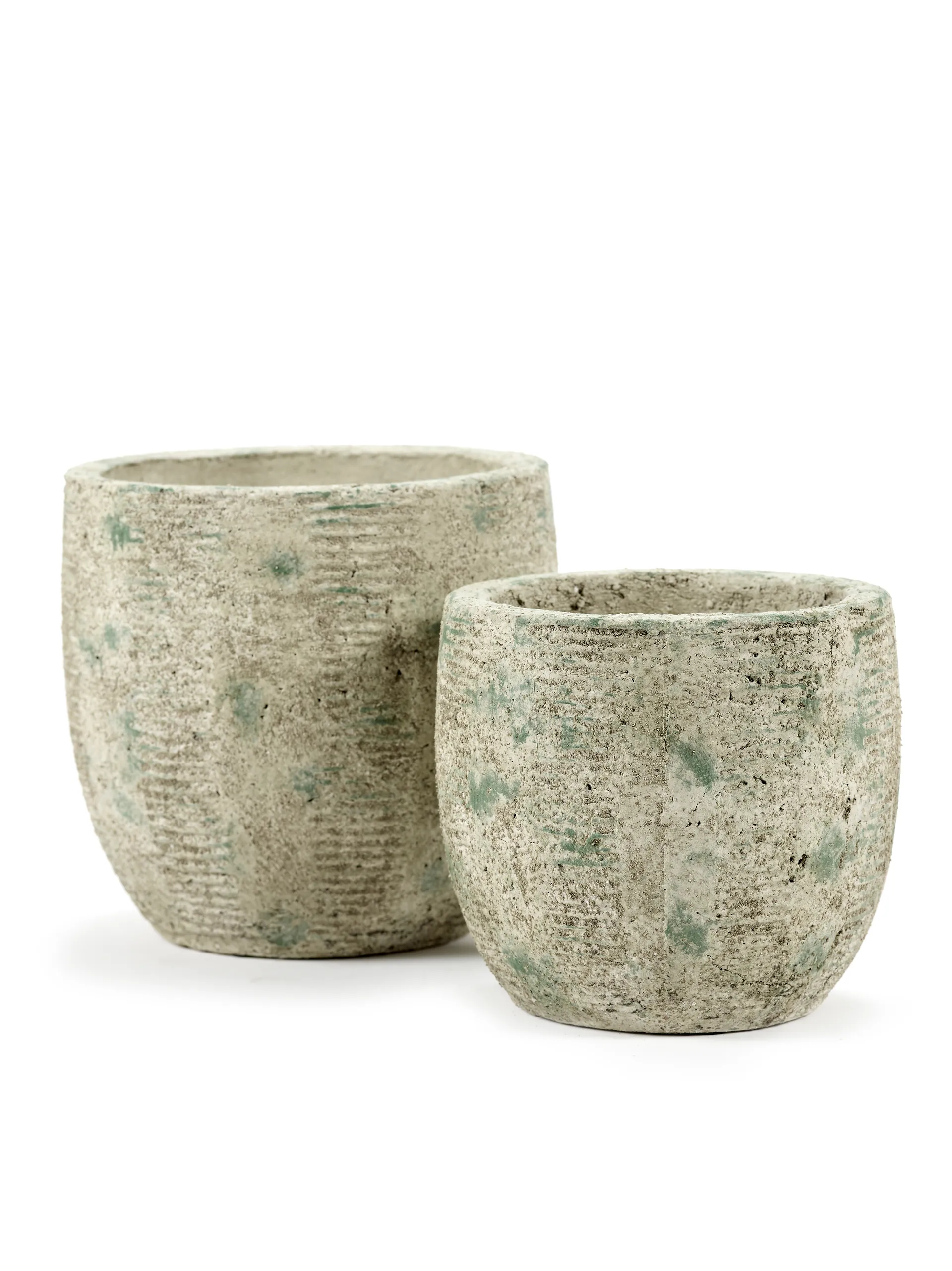 Rustic 植木鉢 ストライプ S 16.5 cm, Grey Serax | セラックス