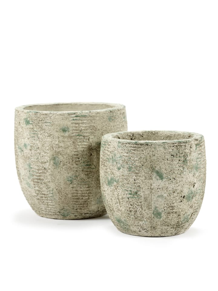 Rustic 植木鉢 ストライプ S 16.5 cm, Grey Serax | セラックス