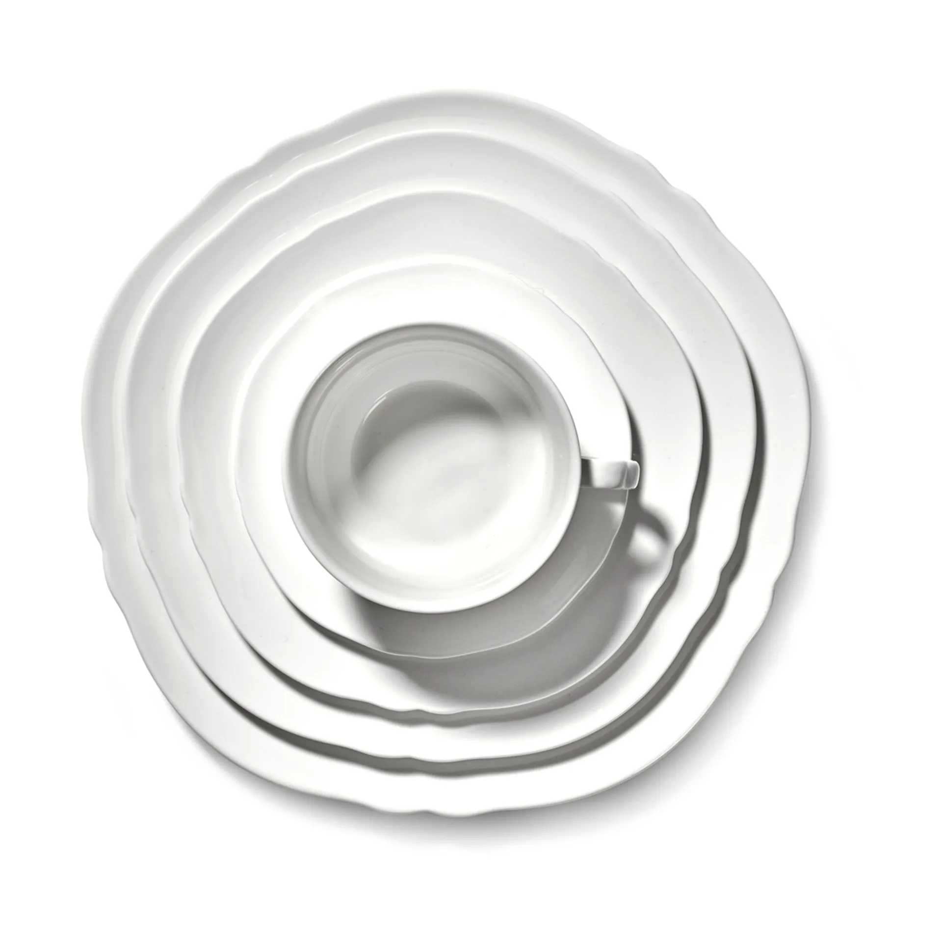 Silhouette コーヒーカップ 19 cl 4パック, White Serax | セラックス