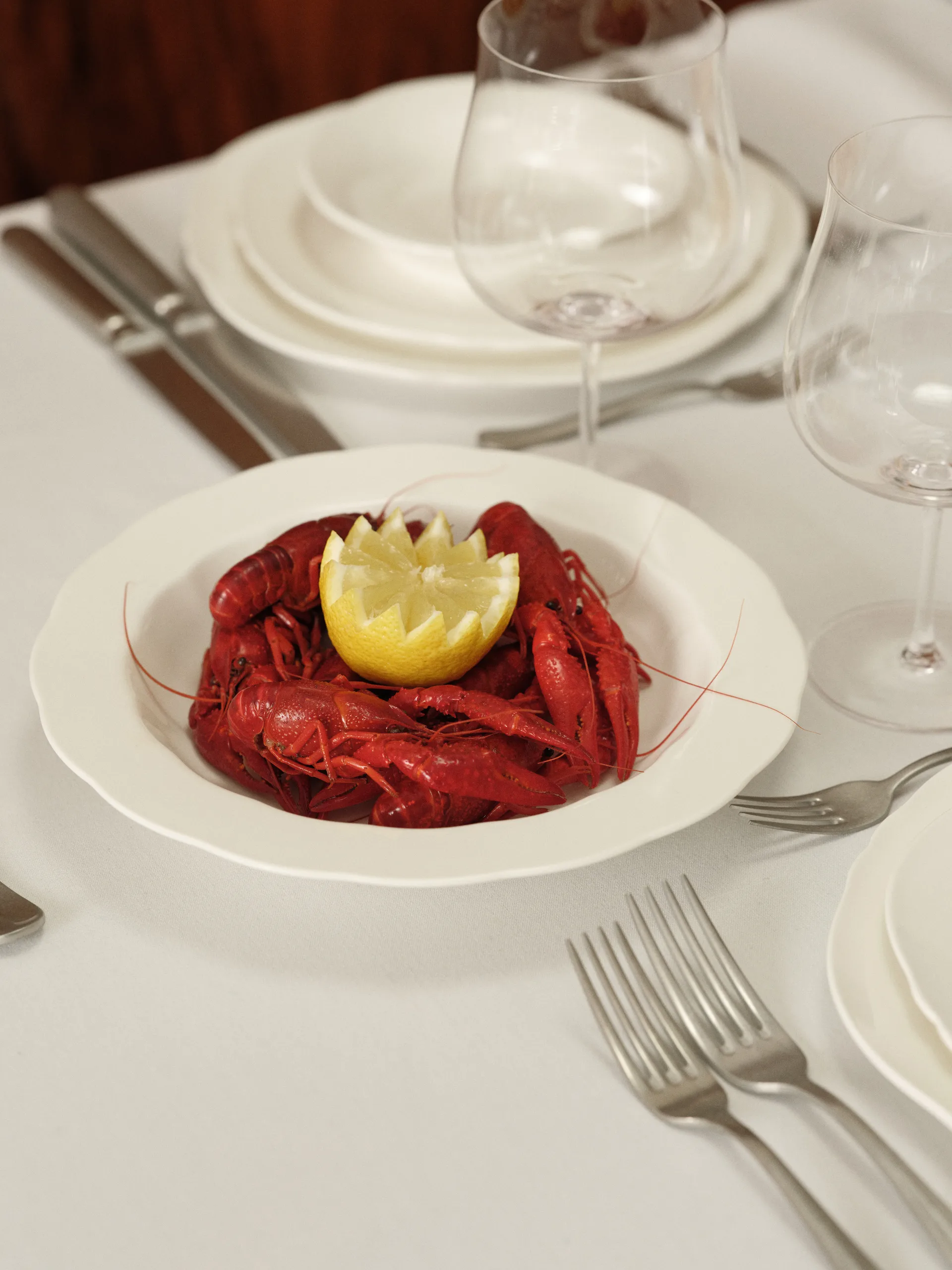 Silhouette パスタプレート Ø22 cm 4パック, White Serax | セラックス