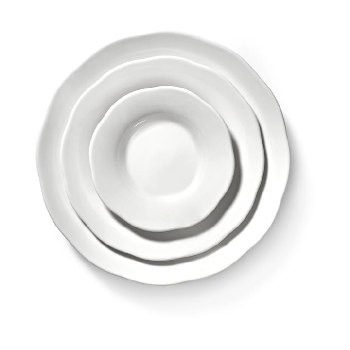 Silhouette サイドディーププレート L Ø18.5 cm, White Serax | セラックス