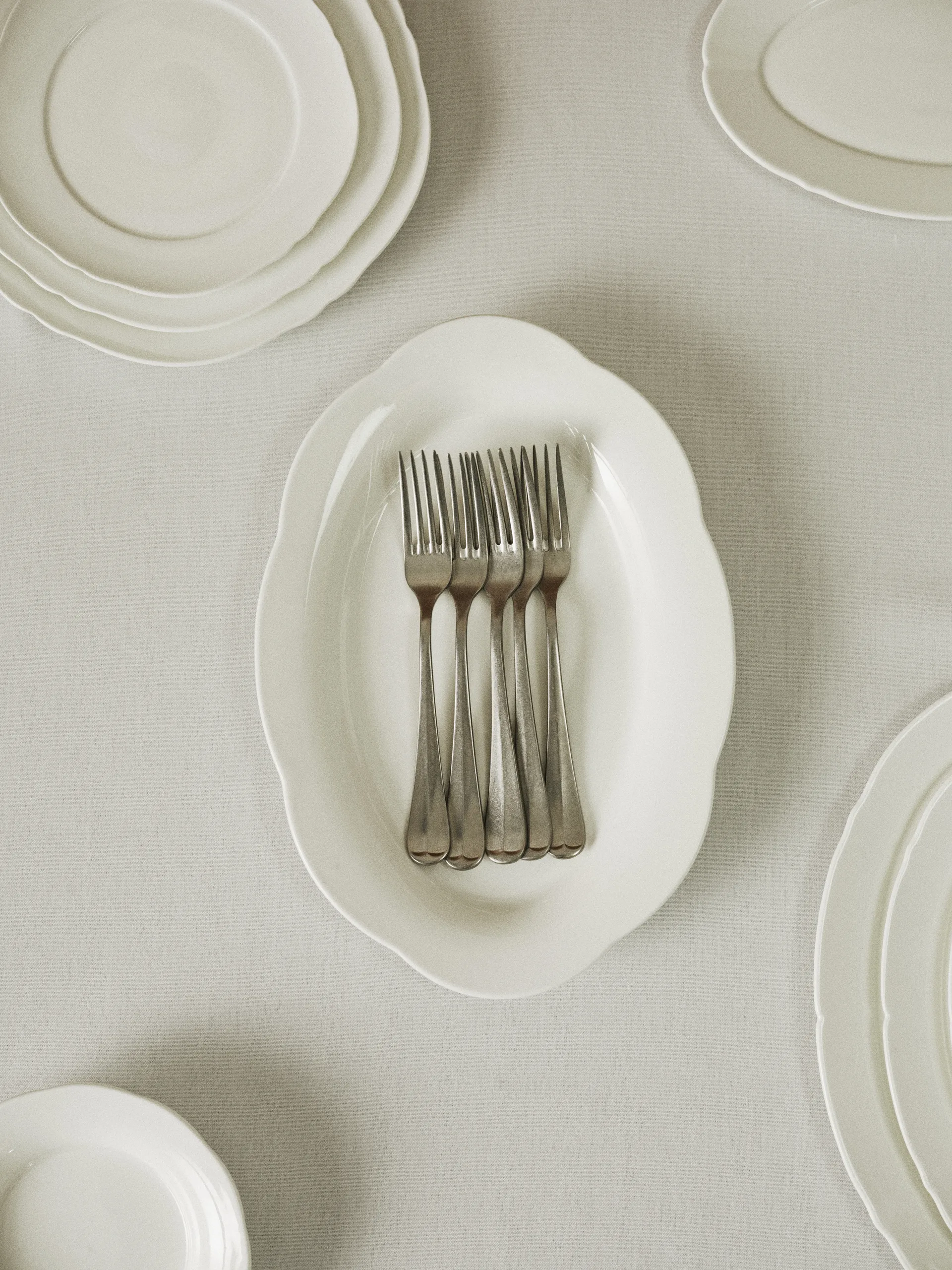 Silhouette オーバル 深皿 L 21x30 cm 2パック, White Serax | セラックス