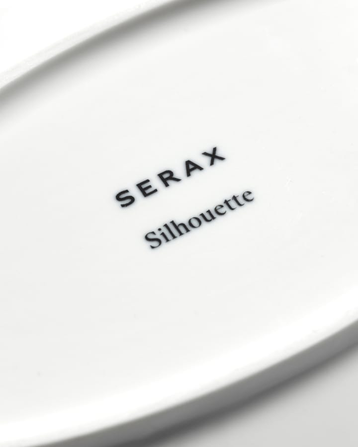 Silhouette オーバル 深皿 S 10x18.5 cm, White Serax | セラックス