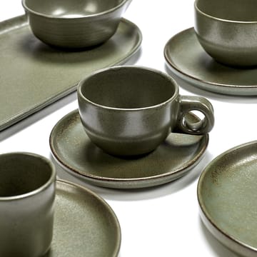 Surface コーヒーカップ ソーサー付き 13 cl - camogreen - Serax | セラックス