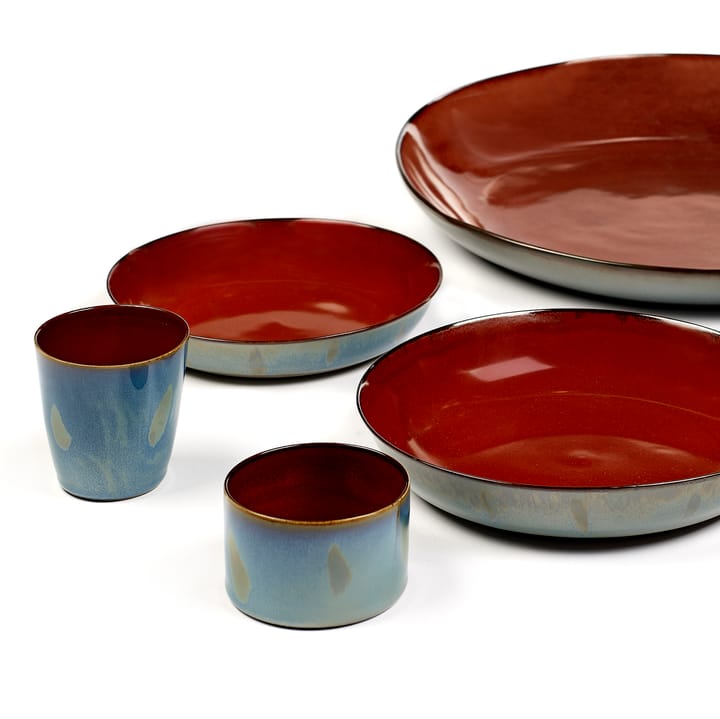 Terres de Rêves スモール プレート 17.5 cm, rust-smokey blue Serax | セラックス