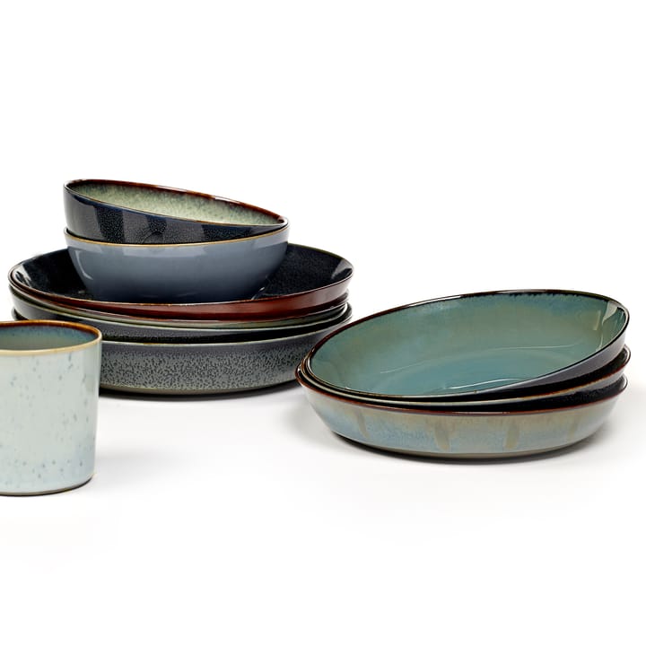 Terres de Rêves スモール プレート 17.5 cm, rust-smokey blue Serax | セラックス