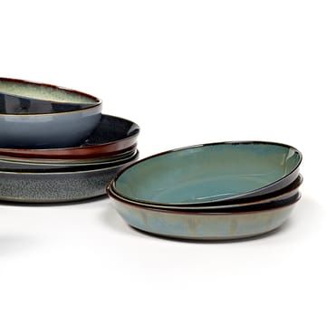 Terres de Rêves スモール プレート 17.5 cm - smokey blue-dark blue - Serax | セラックス