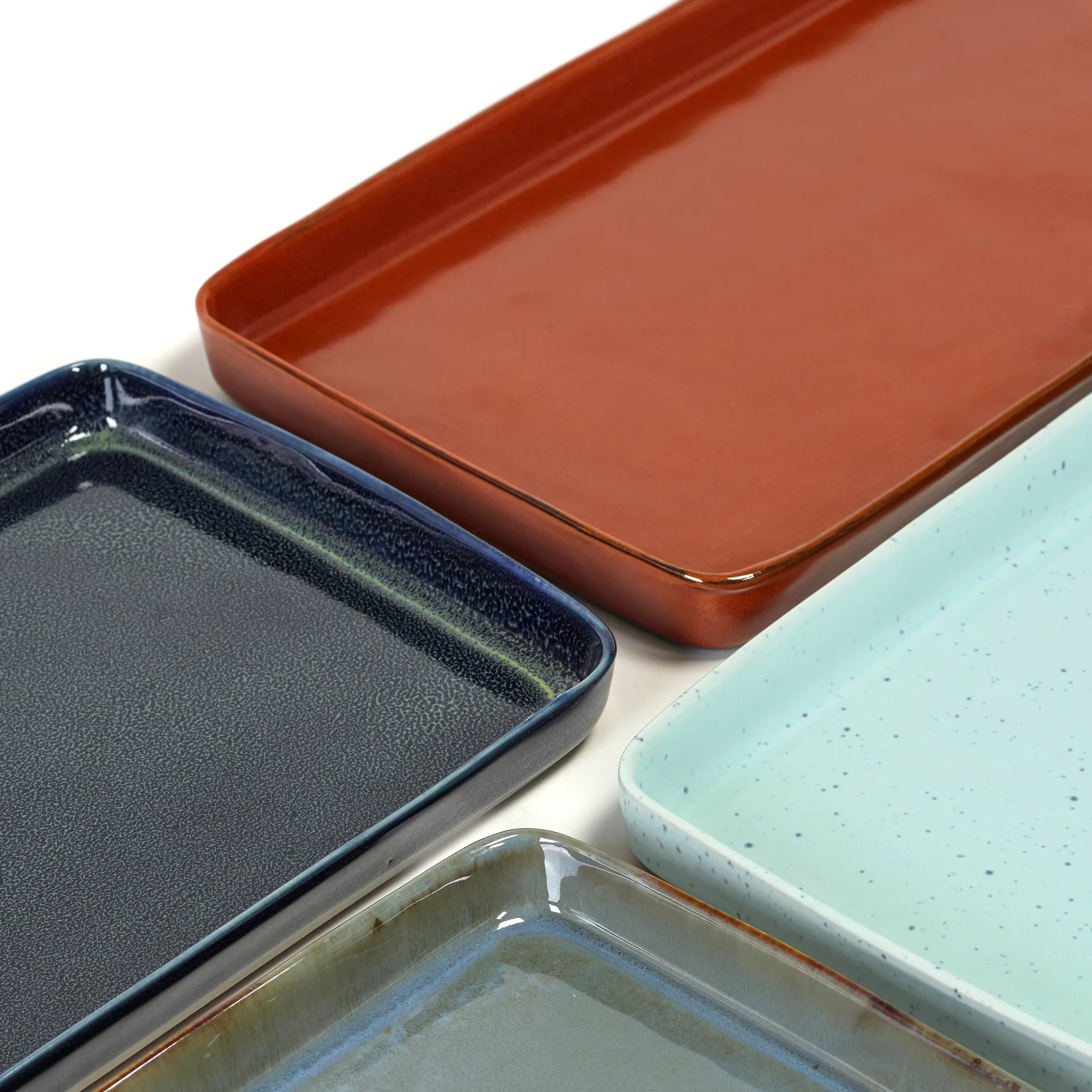 Terres de Rêves プレート 18x37 cm, light blue Serax | セラックス