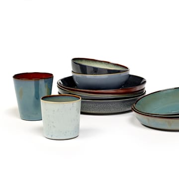 Terres de Rêves プレート 21 cm - misty grey-dark blue - Serax | セラックス