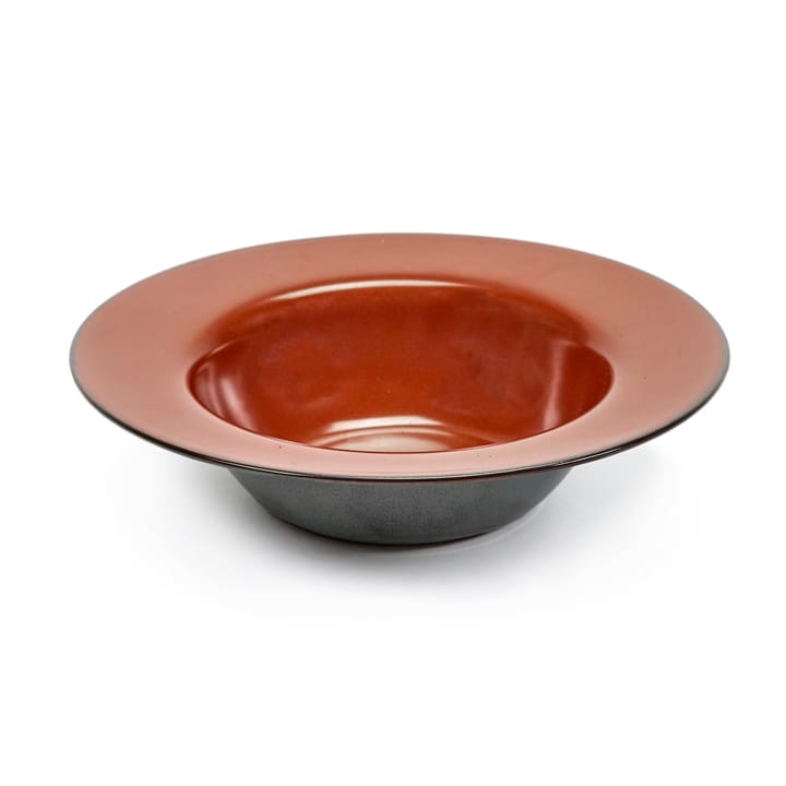 Terres de Rêves ディーププレート 21.3 cm - rust-smokey blue - Serax | セラックス