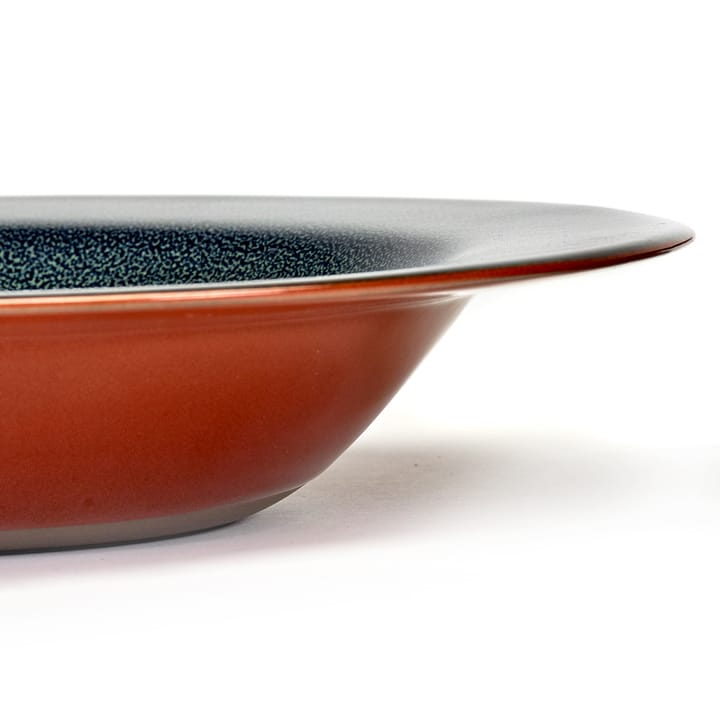 Terres de Rêves ディーププレート 21.3 cm, rust-smokey blue Serax | セラックス