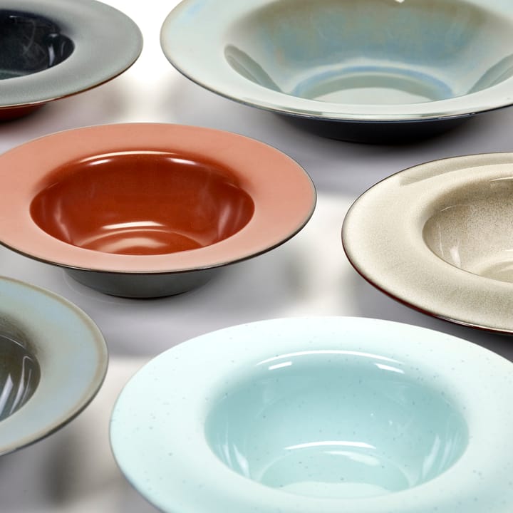 Terres de Rêves ディーププレート 21.3 cm, rust-smokey blue Serax | セラックス