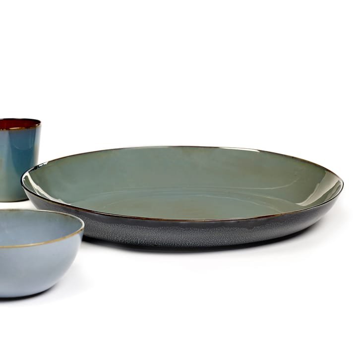 Terres de Rêves サービング ソーサー 35.5 cm, smokey blue-dark blue Serax | セラックス