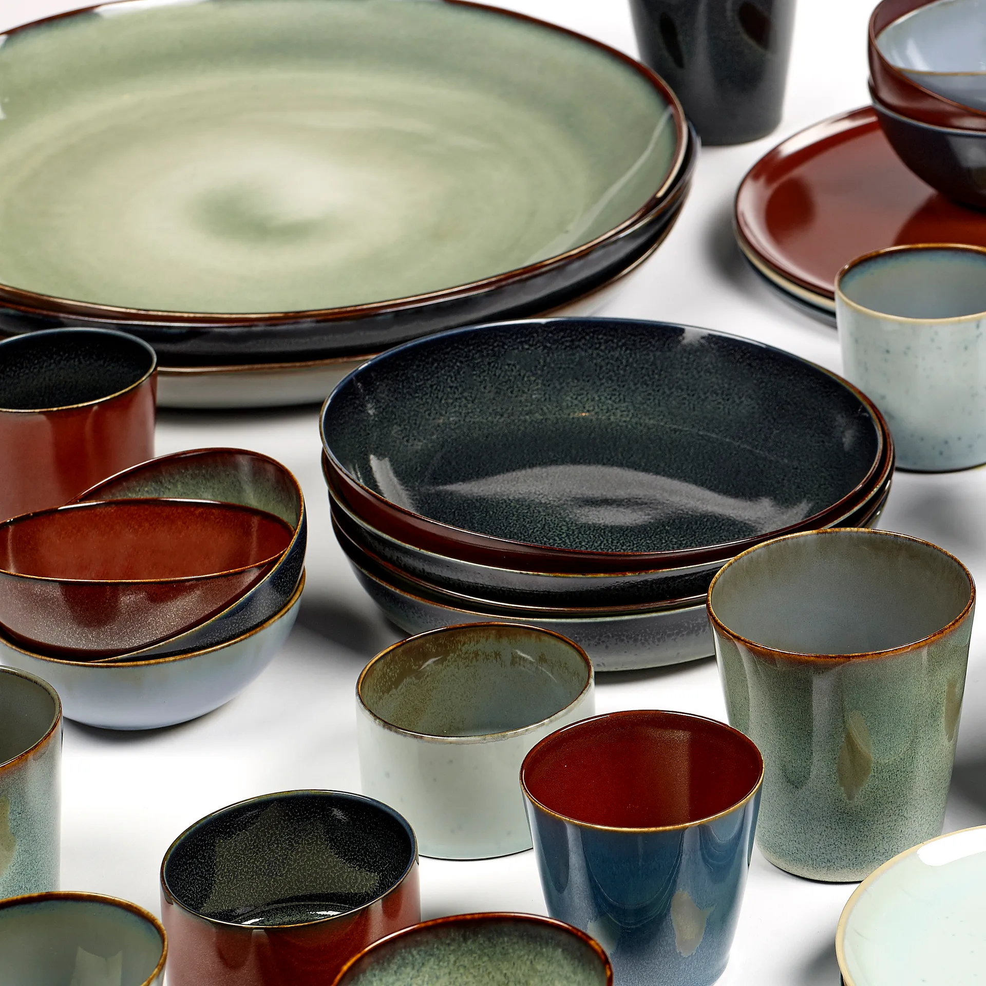 Terres de Rêves カップ M, misty grey-smokey blue Serax | セラックス