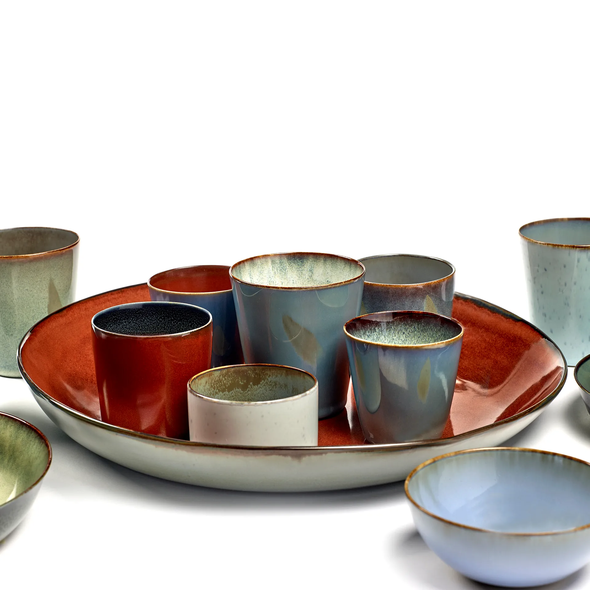 Terres de Rêves カップ S, smokey blue-misty grey Serax | セラックス