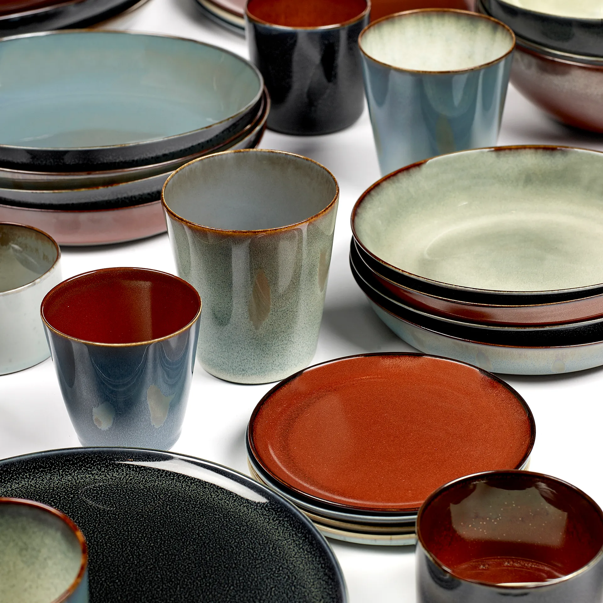 Terres de Rêves カップ S, smokey blue-rust Serax | セラックス