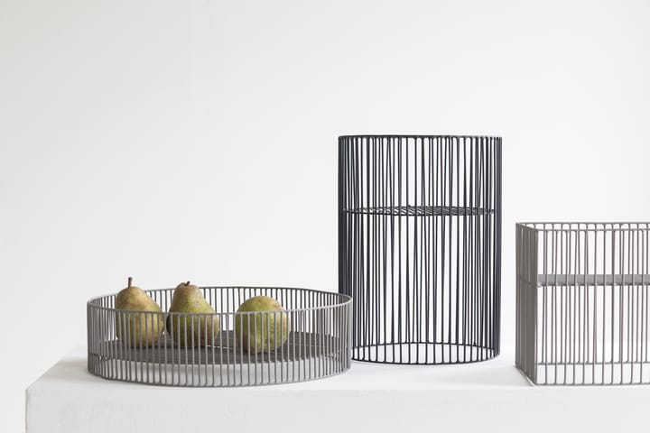 Turn バスケット square 22x22 cm, Grey Serax | セラックス