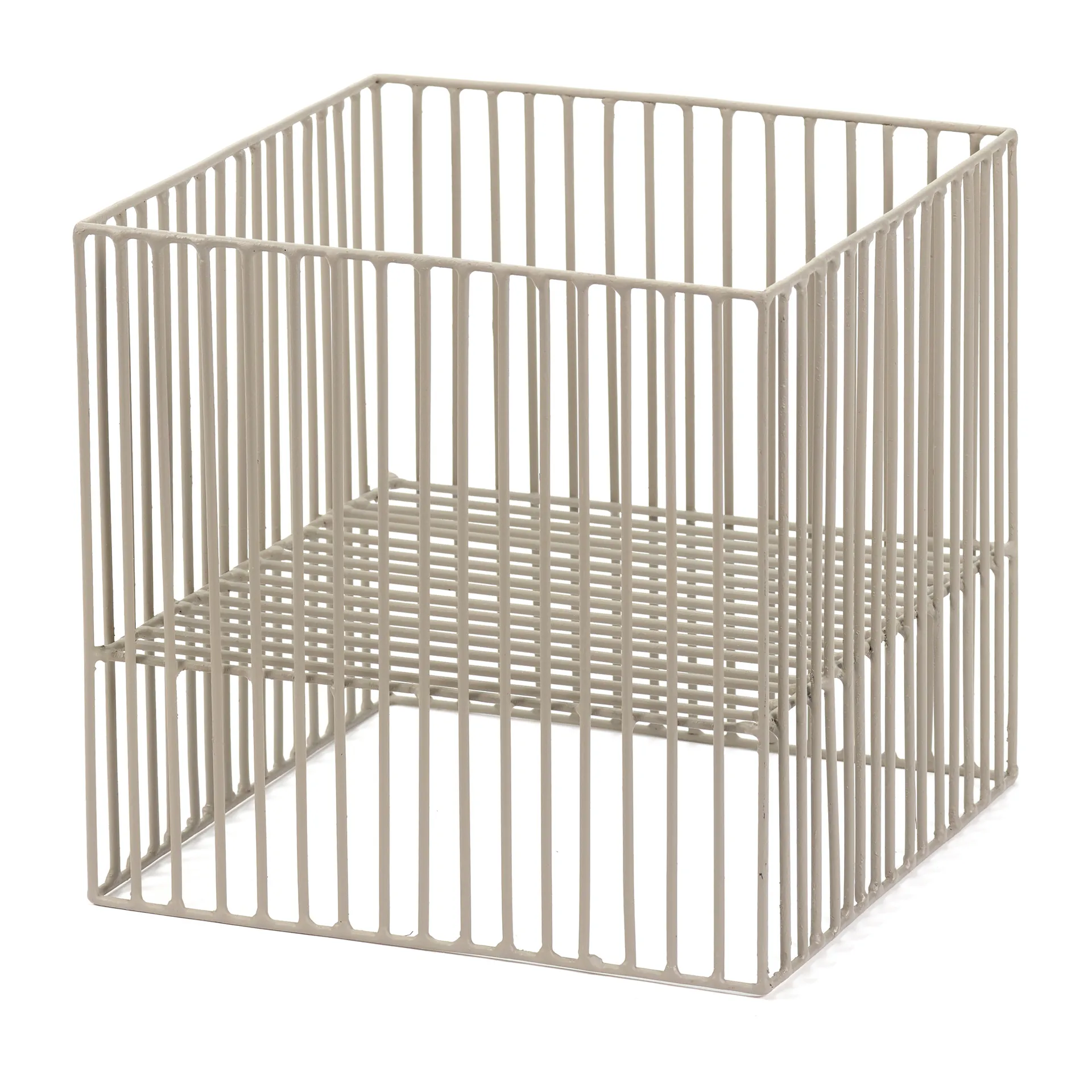 Turn バスケット square 22x22 cm, Grey Serax | セラックス