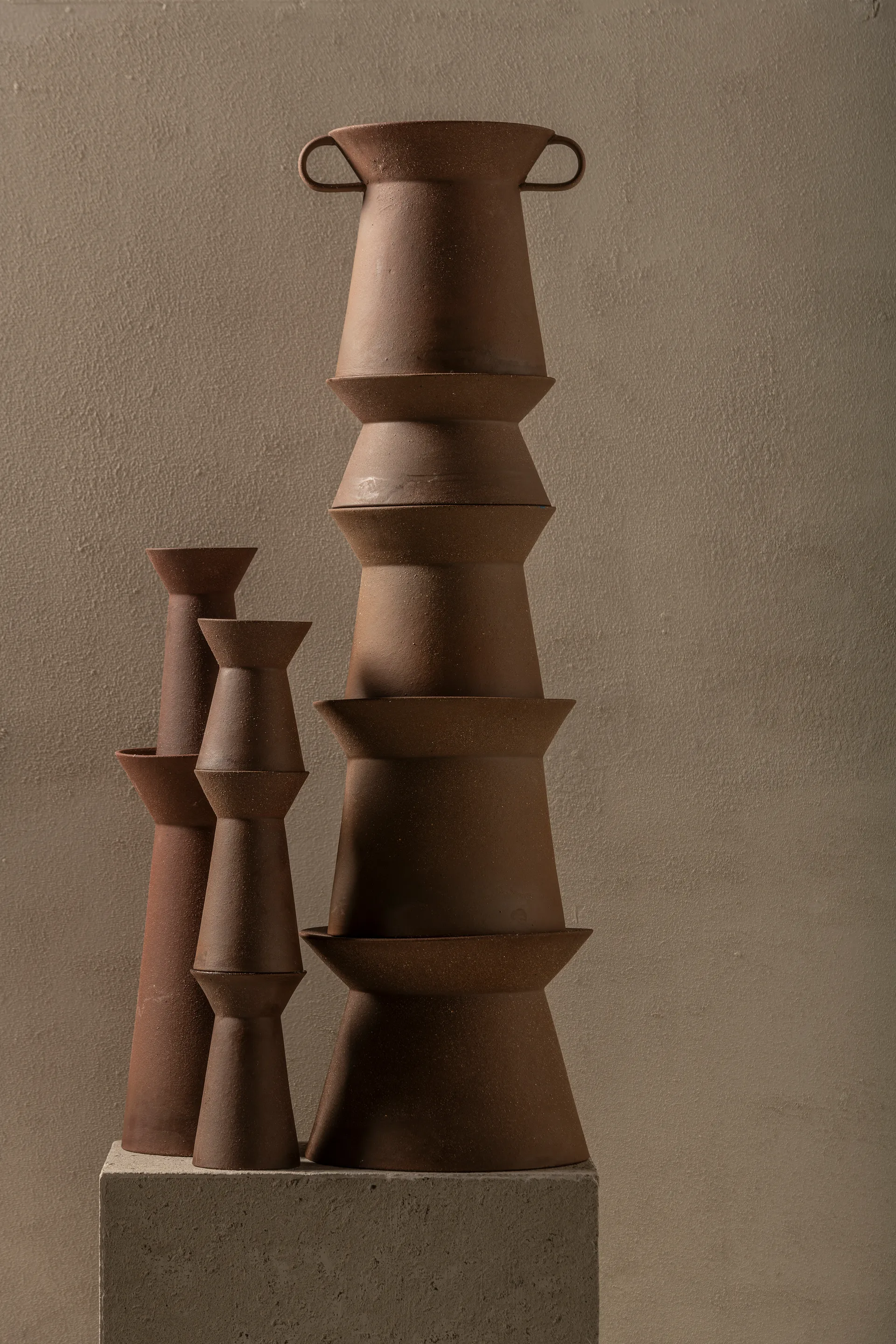 Urban 03 花瓶 S 18.5 cm, Red-brown Serax | セラックス