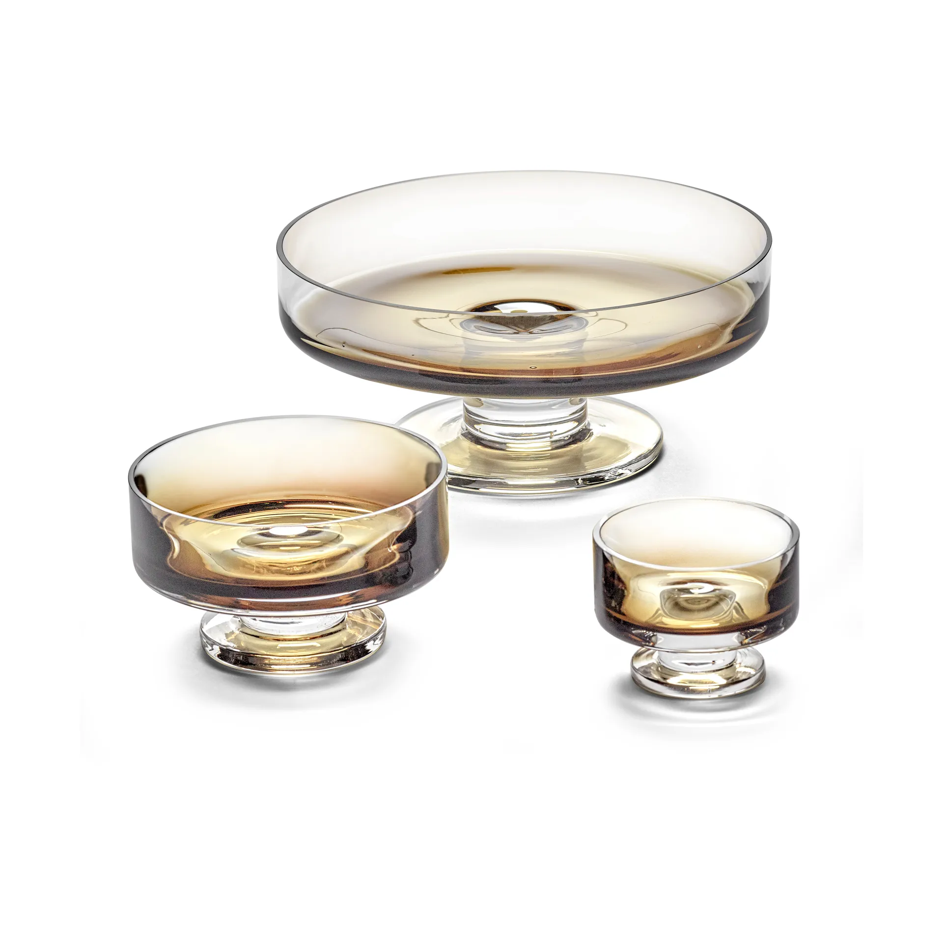 Zuma 脚付きボウル M Ø13.6 cm, Amber Serax | セラックス