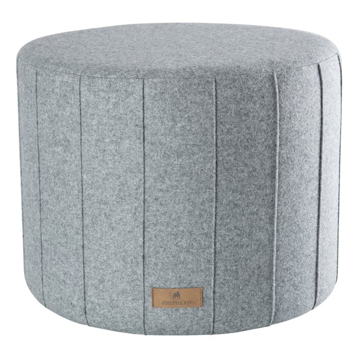 シ�ェパード プーフ Anja 40x50 cm - granite (grey) - Shepherd of Sweden | シェパード