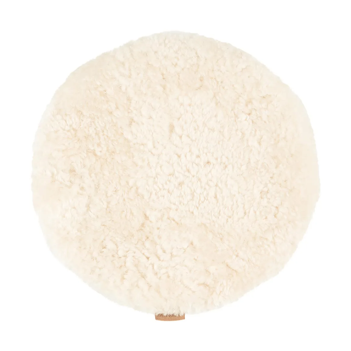 Jill チェアクッション 中綿入り, Cream (white), Ø36 cm Shepherd of Sweden | シェパード
