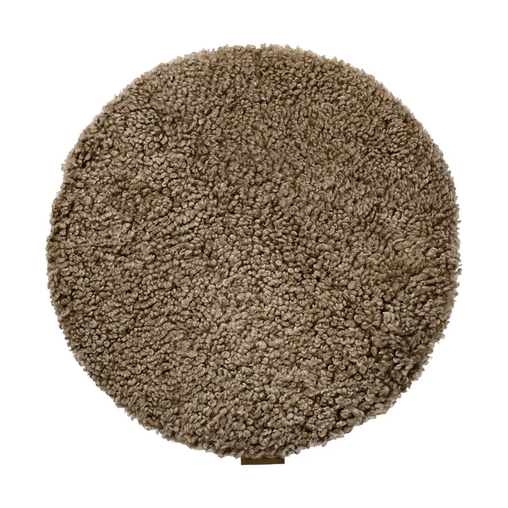 Jill チェアクッション 中綿入り - Desert (beige), Ø36 cm - Shepherd of Sweden | シェパード