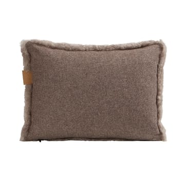 シェパード Lina シープスキン クッション 40 x 30 cm - stone - Shepherd of Sweden | シェパード