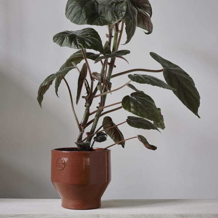 Edge ポット (室内用) Ø15 cm, burned red Skagerak | スケアラック