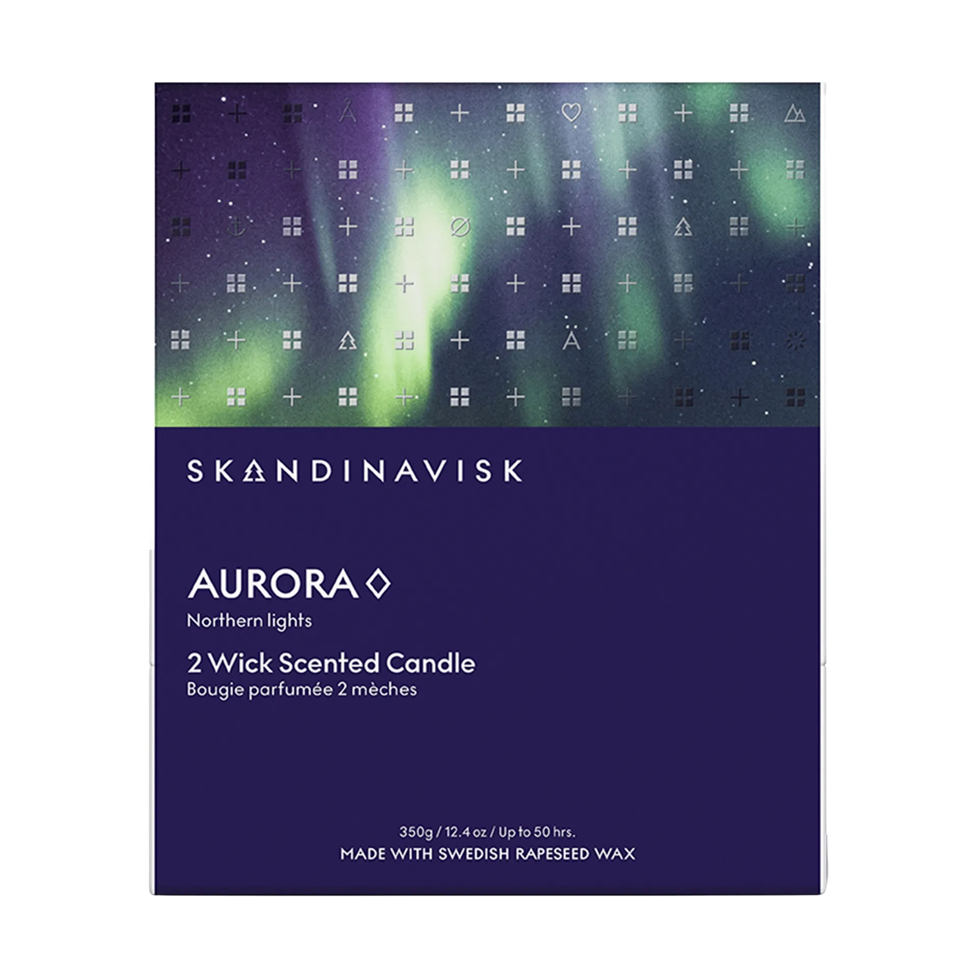 Aurora キャンドル, 350 g, 2 wicks Skandinavisk | スカンジナビスク