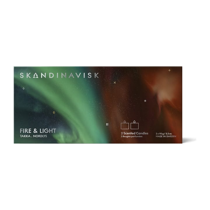 Fire & Light ミニキャンドル ギフトセット 2 ピース, 2x90g Skandinavisk | スカンジナビスク