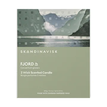 Fjord キャンドルホルダー（香り付き） - 350 g, 2 wicks - Skandinavisk | スカンジナビスク