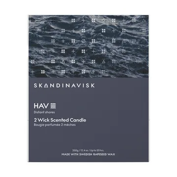 Hav キャンドルホルダー キャンドル ホルダー - 350 g, 2 wicks - Skandinavisk | スカンジナビスク