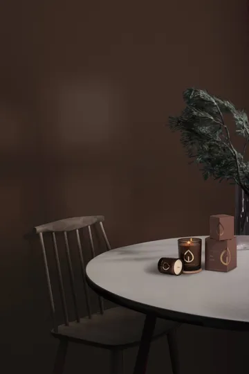 Hygge Gold Symbol キャンドルホルダー付きキャンドル - 200 g - Skandinavisk | スカンジナビスク