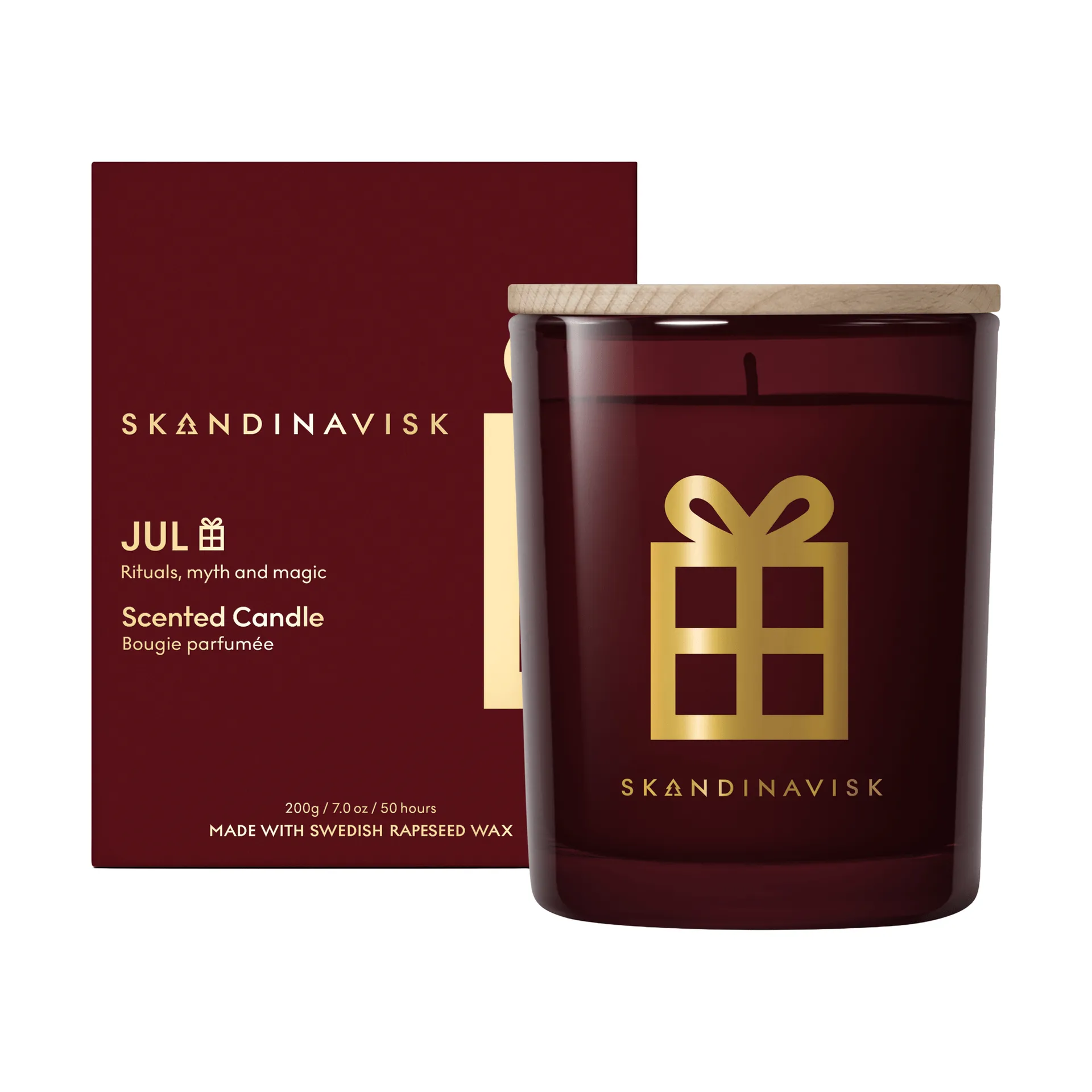 Jul Gold Symbol キャンドル, 200 g Skandinavisk | スカンジナビスク