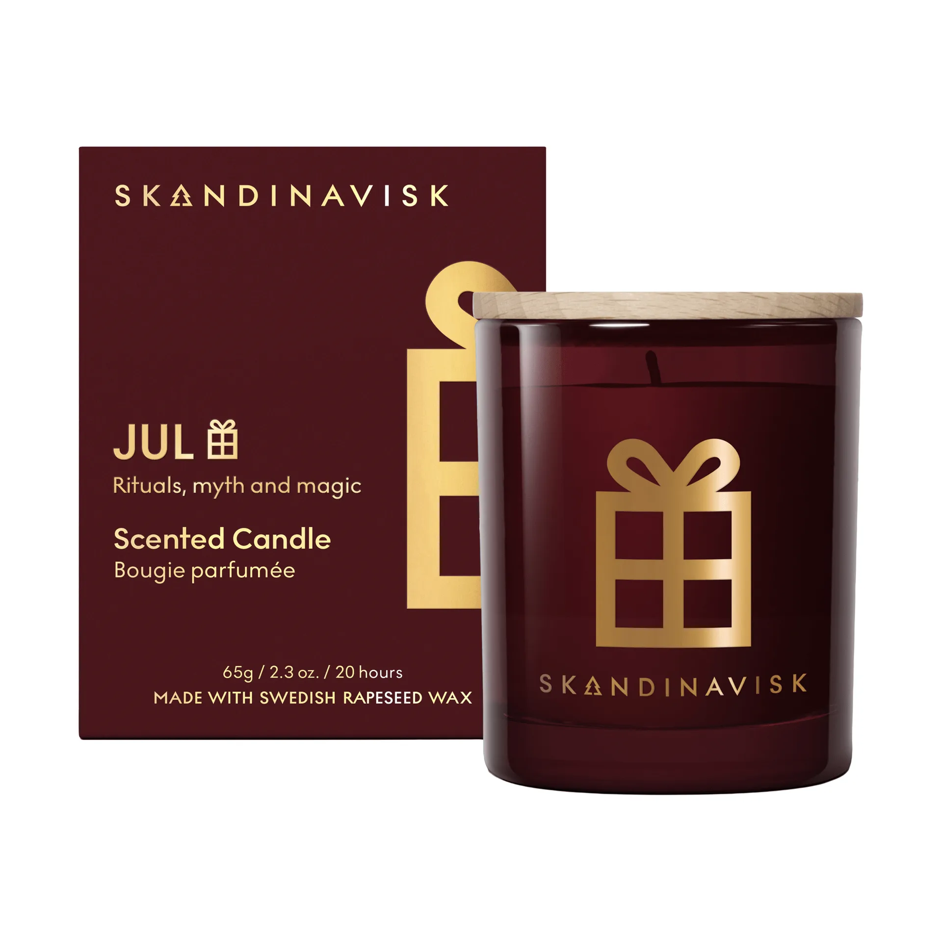 Jul Gold Symbol キャンドル, 65 g Skandinavisk | スカンジナビスク