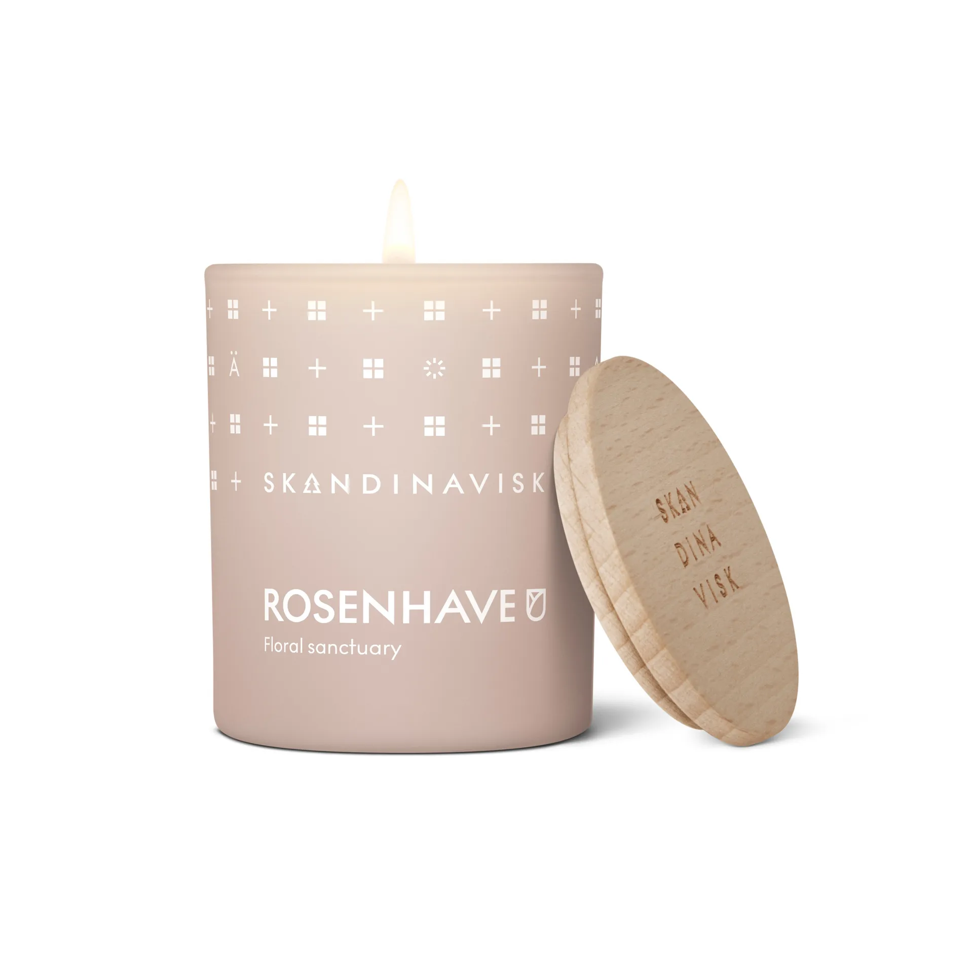 Rosenhave 香り付き キャンドル 蓋付き, 65 g Skandinavisk | スカンジナビスク