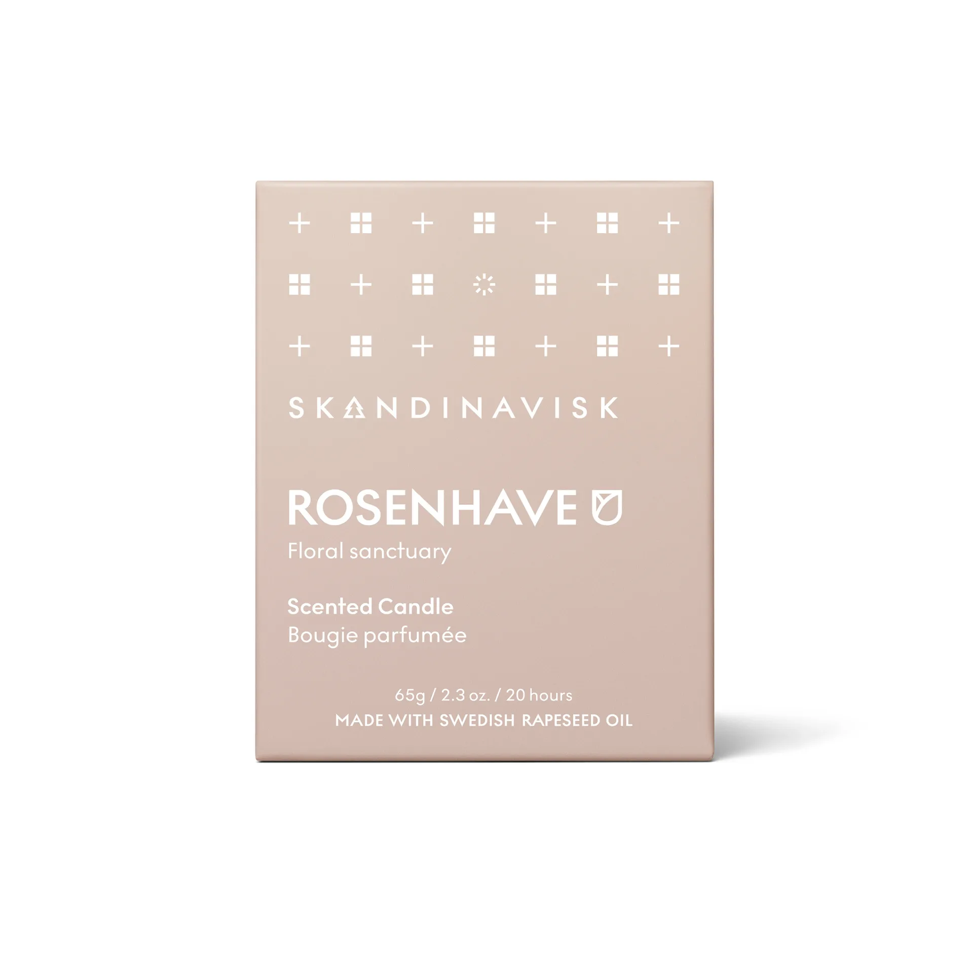 Rosenhave 香り付き キャンドル 蓋付き, 65 g Skandinavisk | スカンジナビスク