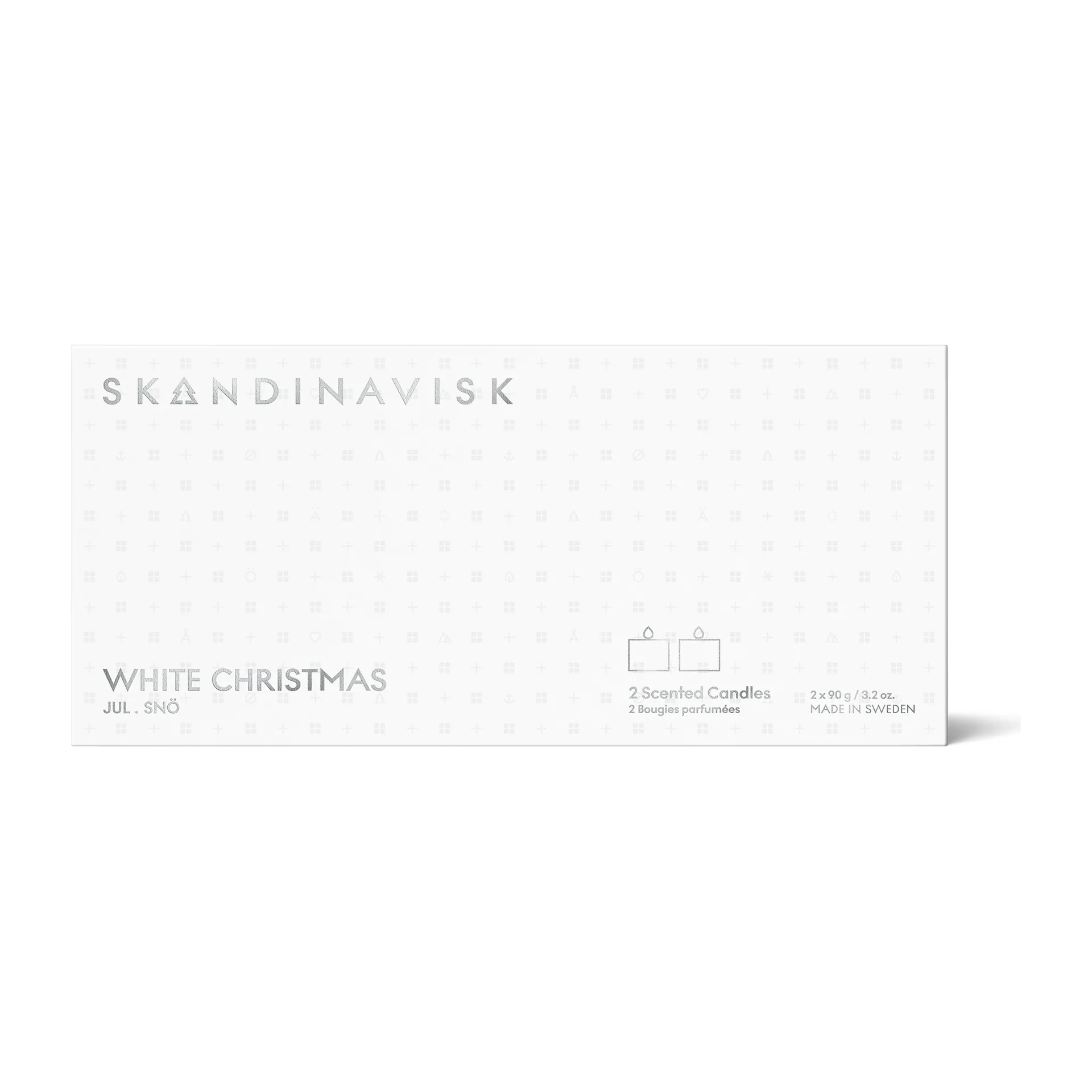 White Christmas ミニキャンドル ギフトセット 2 ピース, 2x90g Skandinavisk | スカンジナビスク
