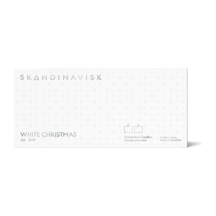 White Christmas ミニキャンドル ギフトセット 2 ピース, 2x90g Skandinavisk | スカンジナビスク