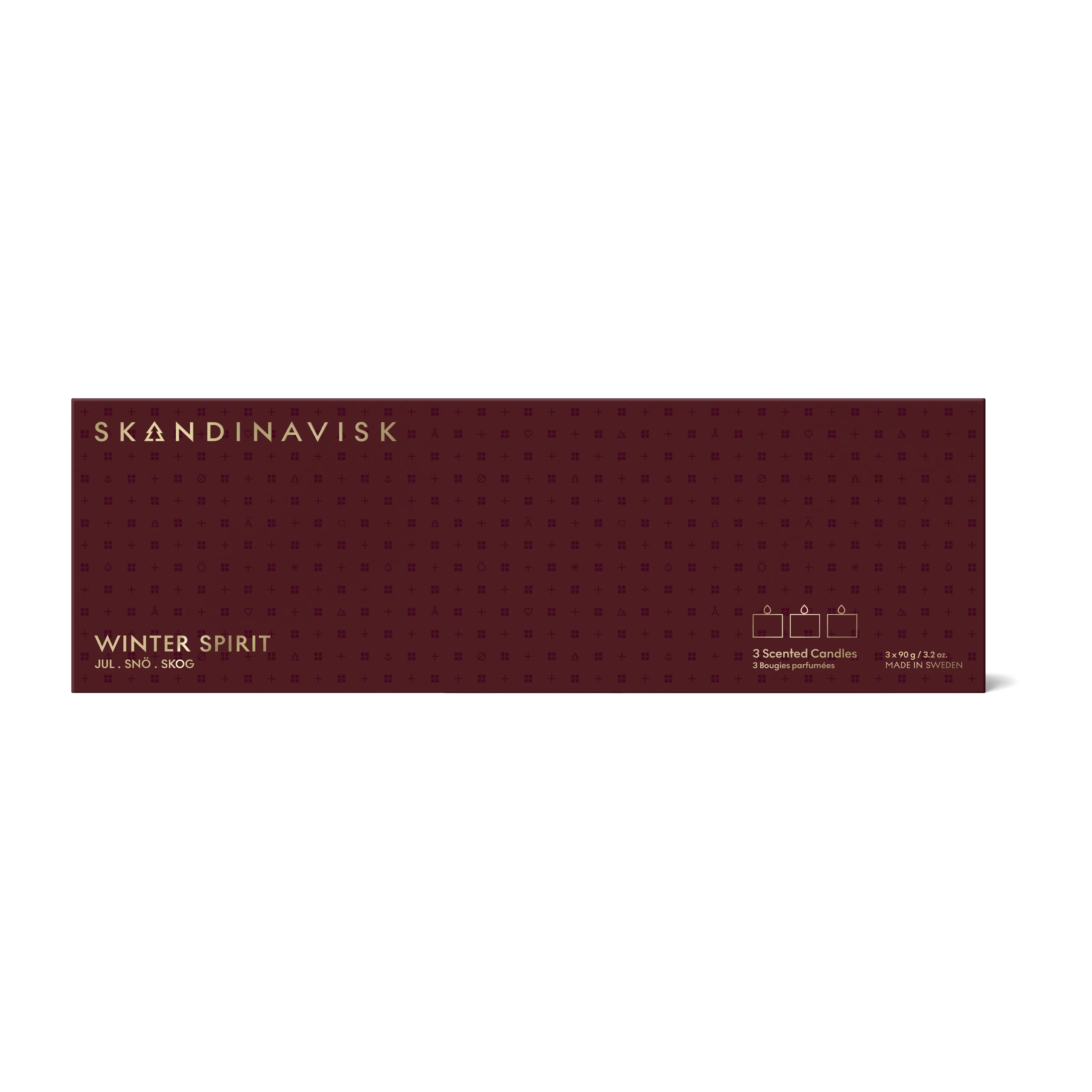 SKANDINAVISK キャンドル 3種セット Skandinavisk | スカンジナビスク からのWinter Spirit ミニキャンドル