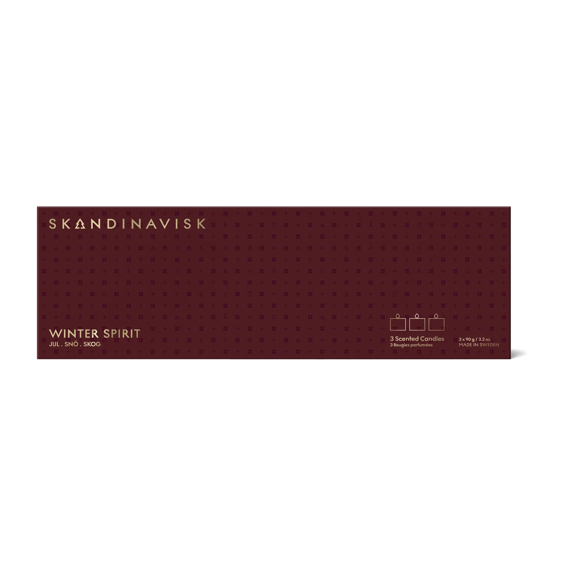 Winter Spirit ミニキャンドル ギフトセット 3 ピース, 3x90g Skandinavisk | スカンジナビスク