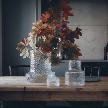 Skrufs Glasbruk からのKolonn 花瓶 structured - NordicNest.jp